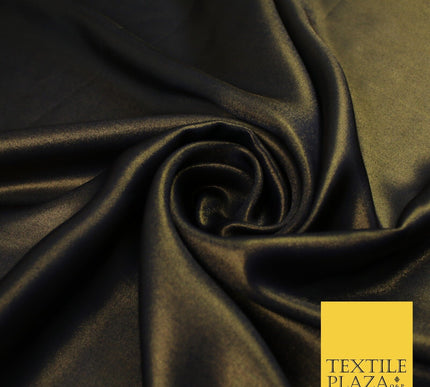 36 COLOURS - Fine Silky Metallic Foil Shimmer Satin Georgette Dress Fabric Drape