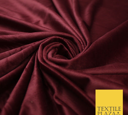 17 COLOURS - LUXURY Plush Plain Stretch Velvet Velour Fabric Material Craft 59"