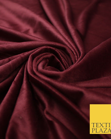 17 COLOURS - LUXURY Plush Plain Stretch Velvet Velour Fabric Material Craft 59"