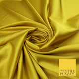OVER 30 COLOURS Fine Silky Smooth Liquid Sateen Satin Dress Fabric Drape Lining