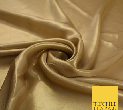 36 COLOURS - Fine Silky Metallic Foil Shimmer Satin Georgette Dress Fabric Drape