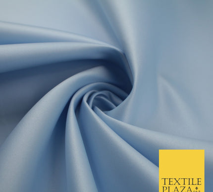 46 COLOURS Premium Plain Smooth Heavy Matt Duchess Bridal Satin Fabric Dress 60"