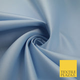 46 COLOURS Premium Plain Smooth Heavy Matt Duchess Bridal Satin Fabric Dress 60"