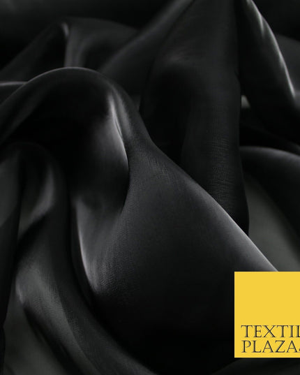 22 COLOURS - Soft Crystal Organza Shimmer Sheer Voile Draping Veil Dress Fabric