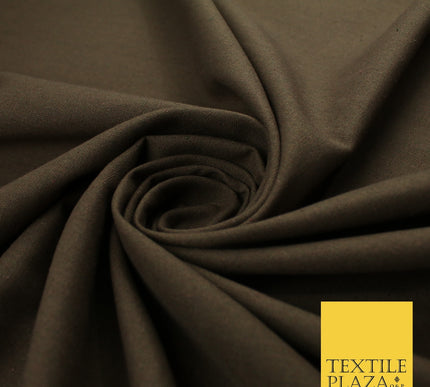 OVER 20 COLOURS - Plain Soft LINEN LOOK 100% Polyester Fabric Dress Craft 54"