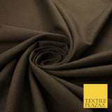 OVER 20 COLOURS - Plain Soft LINEN LOOK 100% Polyester Fabric Dress Craft 54"