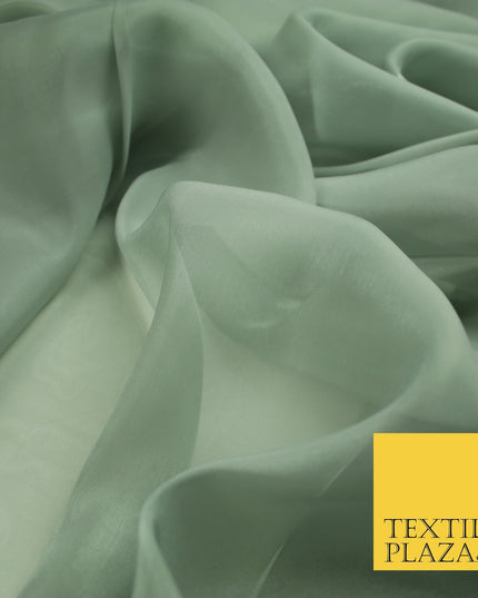 22 COLOURS - Soft Crystal Organza Shimmer Sheer Voile Draping Veil Dress Fabric