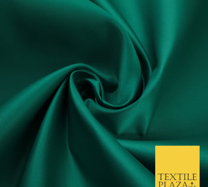46 COLOURS Premium Plain Smooth Heavy Matt Duchess Bridal Satin Fabric Dress 60"