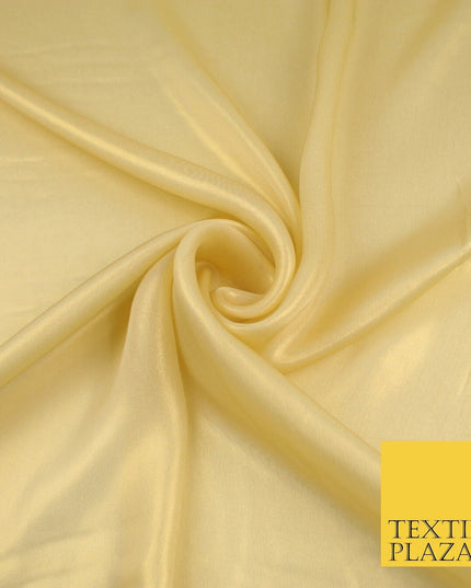 36 COLOURS - Fine Silky Metallic Foil Shimmer Satin Georgette Dress Fabric Drape