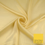 36 COLOURS - Fine Silky Metallic Foil Shimmer Satin Georgette Dress Fabric Drape