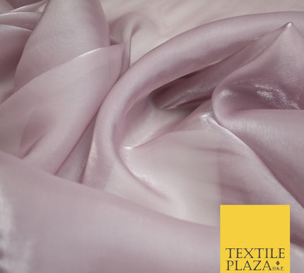 22 COLOURS - Soft Crystal Organza Shimmer Sheer Voile Draping Veil Dress Fabric