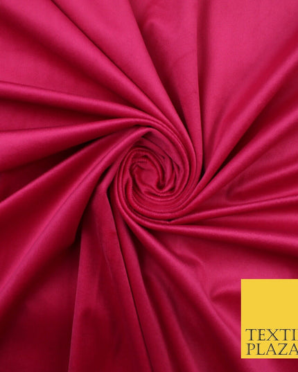 17 COLOURS - LUXURY Plush Plain Stretch Velvet Velour Fabric Material Craft 59"