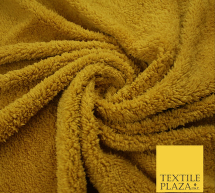3 COLOURS - Premium Soft Faux SHERPA Fleece Fabric Material - 320GSM - 60"