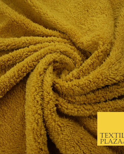 3 COLOURS - Premium Soft Faux SHERPA Fleece Fabric Material - 320GSM - 60"