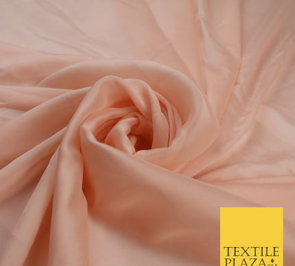 4 COLOURS Semi-Sheer Chiffon Georgette Fabric Bridal Dress Craft 47" Wide