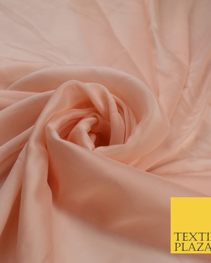 4 COLOURS Semi-Sheer Chiffon Georgette Fabric Bridal Dress Craft 47" Wide