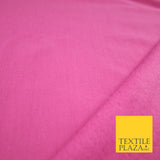 5 COLOURS - Plain Sweatshirt Stretch Fabric Knit Dress Top Material Brushed Back
