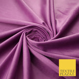 17 COLOURS - LUXURY Plush Plain Stretch Velvet Velour Fabric Material Craft 59"