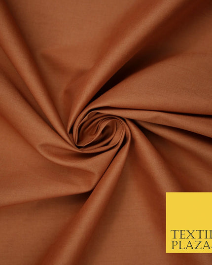 PREMIUM POPLIN 100% PURE COTTON SOLID PLAIN DYED FABRIC DRESS CRAFT MATERIAL 59"