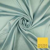 OVER 30 COLOURS Fine Silky Smooth Liquid Sateen Satin Dress Fabric Drape Lining