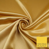 OVER 45 COLOURS - Plain Solid Crepe Back Satin Fabric Material Dress Bridal 45"