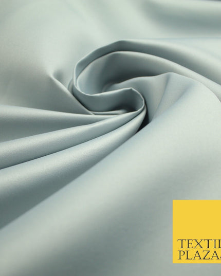 46 COLOURS Premium Plain Smooth Heavy Matt Duchess Bridal Satin Fabric Dress 60"