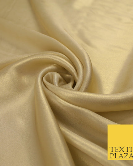 36 COLOURS - Fine Silky Metallic Foil Shimmer Satin Georgette Dress Fabric Drape