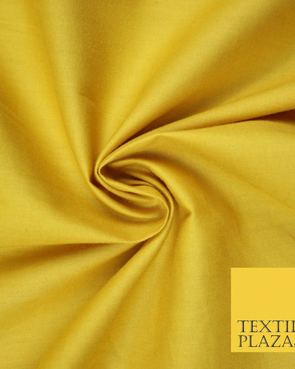 PREMIUM POPLIN 100% PURE COTTON SOLID PLAIN DYED FABRIC DRESS CRAFT MATERIAL 59"