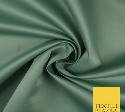 46 COLOURS Premium Plain Smooth Heavy Matt Duchess Bridal Satin Fabric Dress 60"