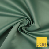 46 COLOURS Premium Plain Smooth Heavy Matt Duchess Bridal Satin Fabric Dress 60"