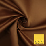 46 COLOURS Premium Plain Smooth Heavy Matt Duchess Bridal Satin Fabric Dress 60"