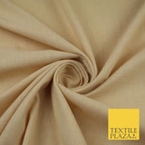 OVER 20 COLOURS - Plain Soft LINEN LOOK 100% Polyester Fabric Dress Craft 54"