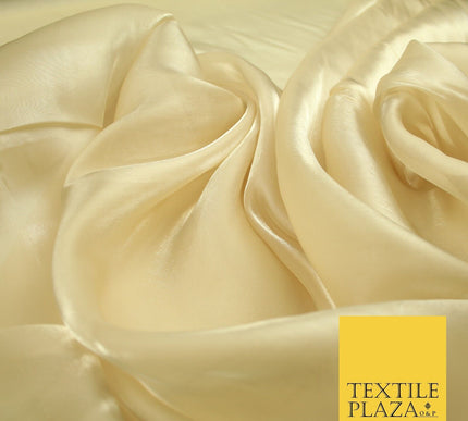 22 COLOURS - Soft Crystal Organza Shimmer Sheer Voile Draping Veil Dress Fabric