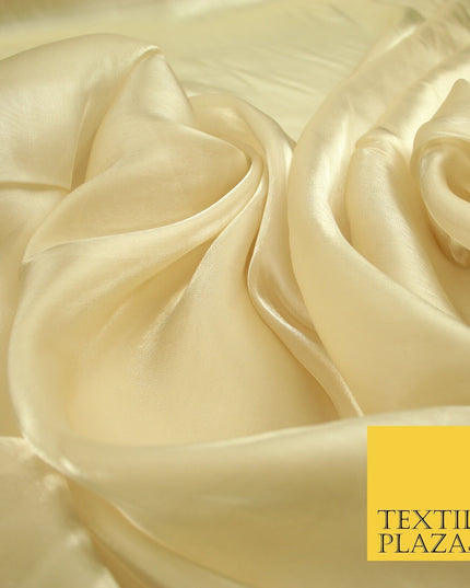 22 COLOURS - Soft Crystal Organza Shimmer Sheer Voile Draping Veil Dress Fabric