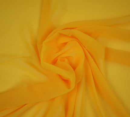 OVER 25 COLOURS Premium Plain Dyed Chiffon Fine Soft Georgette Dress Sari Fabric