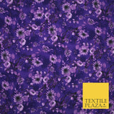 Mix Floral Animal Abstract Printed Fine Crepe Polyester Summer Dress Fabric 58"