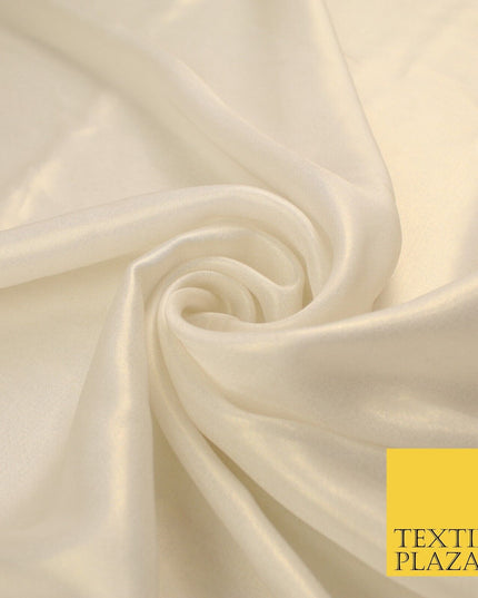 36 COLOURS - Fine Silky Metallic Foil Shimmer Satin Georgette Dress Fabric Drape