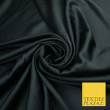 OVER 30 COLOURS Fine Silky Smooth Liquid Sateen Satin Dress Fabric Drape Lining