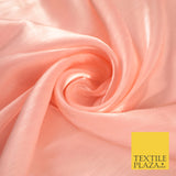8 COLOURS Soft Glazed Shimmer Sheer Woven Polyester Satin Organza Feel Fabric