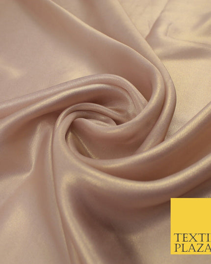 36 COLOURS - Fine Silky Metallic Foil Shimmer Satin Georgette Dress Fabric Drape