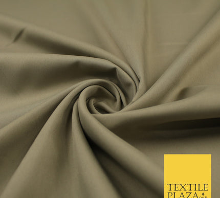 16 COLOURS - Plain Soft Smooth Crisp 100% Polyester Dress Fabric Suiting Craft