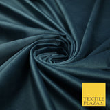 17 COLOURS - LUXURY Plush Plain Stretch Velvet Velour Fabric Material Craft 59"