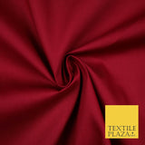 PREMIUM POPLIN 100% PURE COTTON SOLID PLAIN DYED FABRIC DRESS CRAFT MATERIAL 59"