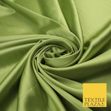 OVER 30 COLOURS Fine Silky Smooth Liquid Sateen Satin Dress Fabric Drape Lining