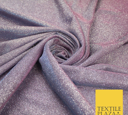 OVER 20 COLOURS - Sparkly Two Tone Glitter Stretch Shimmer Moonlight Fabric 56"
