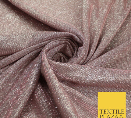 OVER 20 COLOURS - Sparkly Two Tone Glitter Stretch Shimmer Moonlight Fabric 56"