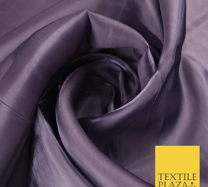 8 COLOURS Soft Glazed Shimmer Sheer Woven Polyester Satin Organza Feel Fabric