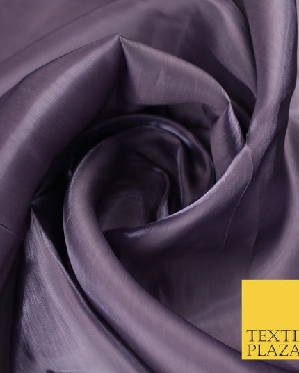 8 COLOURS Soft Glazed Shimmer Sheer Woven Polyester Satin Organza Feel Fabric