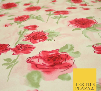 Mix Floral Animal Abstract Printed Fine Crepe Polyester Summer Dress Fabric 58"