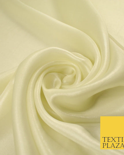 36 COLOURS - Fine Silky Metallic Foil Shimmer Satin Georgette Dress Fabric Drape